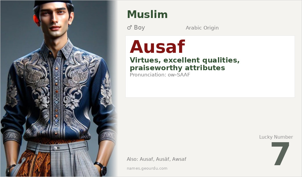 Ausaf Name Meaning and Details