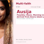 Ausija Name Meaning and Details