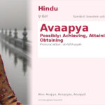 Avaapya Name Meaning and Details
