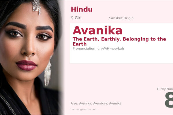 Avanika Name Meaning — Sanskrit Origin, Girl & Details (2025)