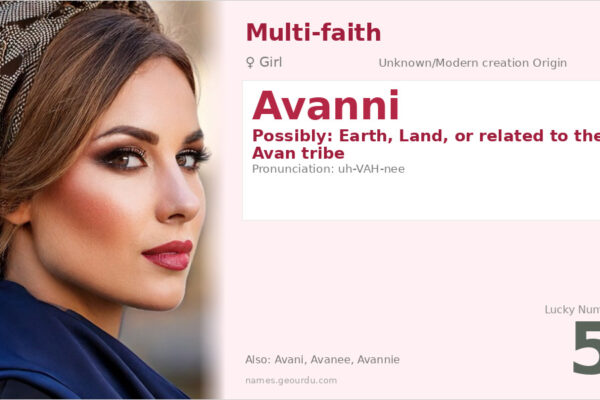 Avanni Name Meaning — Origin, Gender & Details (2025)