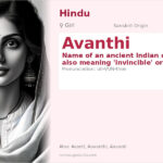 Avanthi Name Meaning and Details