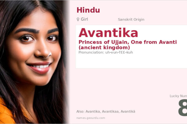 Avantika Name Meaning — Sanskrit Origin, Girl Name & Details (2025)