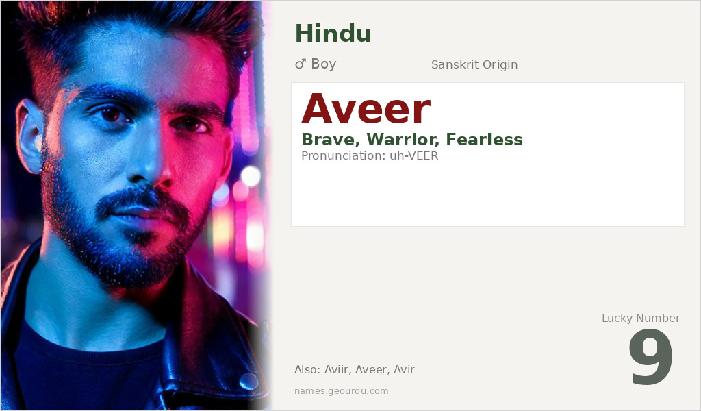 Aveer Name Meaning and Details