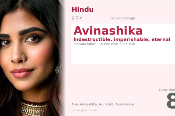 Avinashika Name Meaning — Sanskrit Origin, Girl Name & Details (2025)
