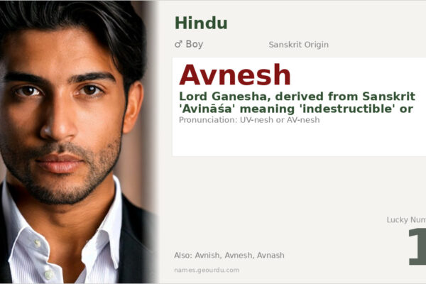 Avnesh Name Meaning — Hindu Origin, Boy Name & Details (2025)