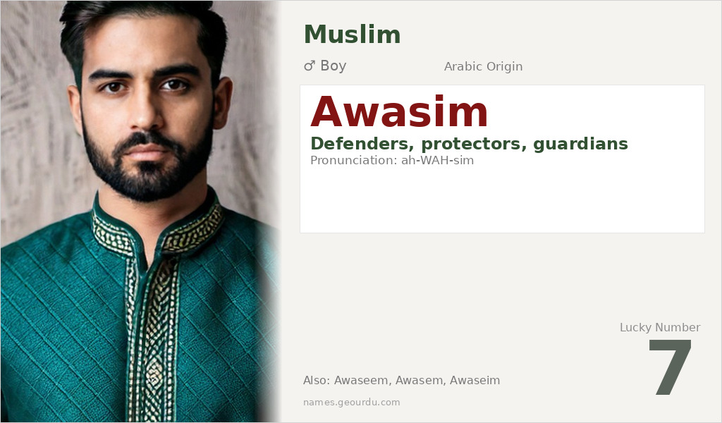 Awasim Name Meaning and Details