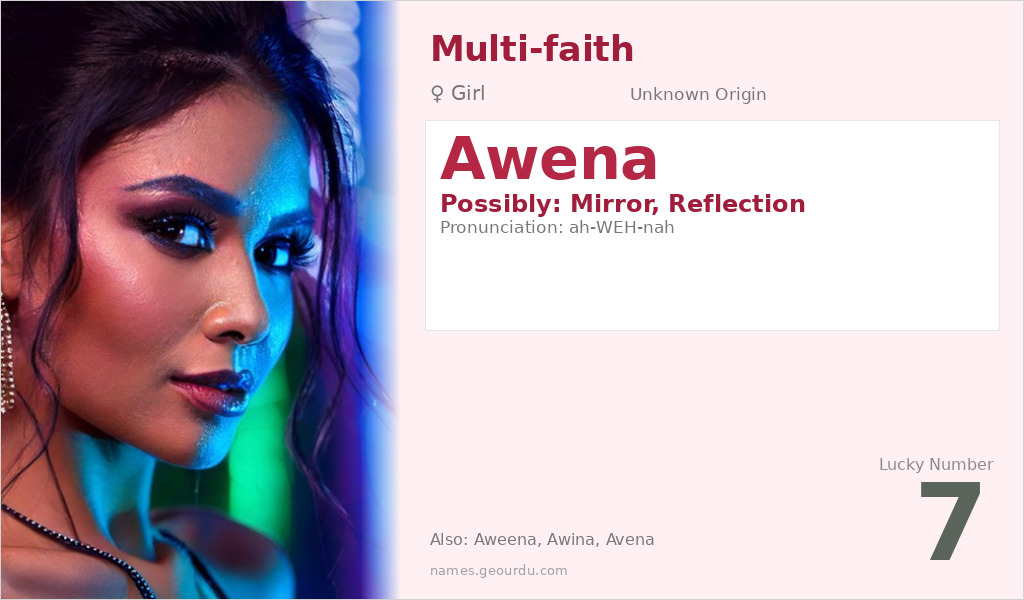 Awena Name Meaning and Details