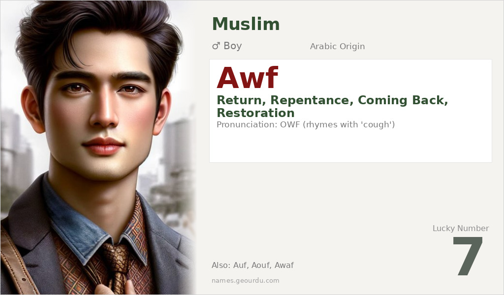 Awf Name Meaning and Details
