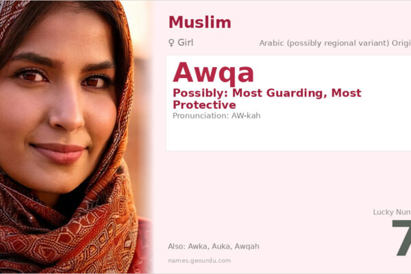 Awqa Name Meaning — Origin, Gender & Details (2025)