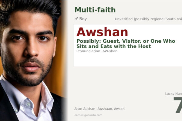 Awshan Name Meaning — Origin, Gender & Details (2025)