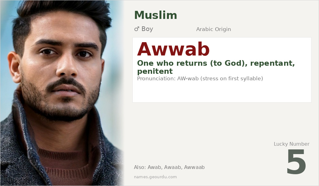 Awwab Name Meaning and Details
