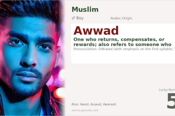 Awwad Name Meaning — Arabic Origin, Boy Name & Details (2025)