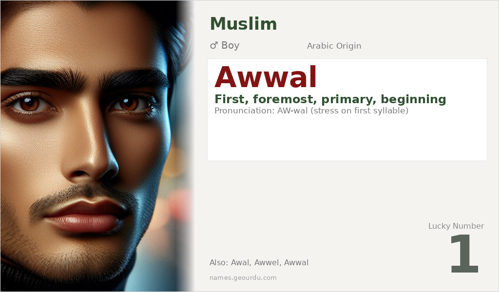 Awwal Name Meaning and Details
