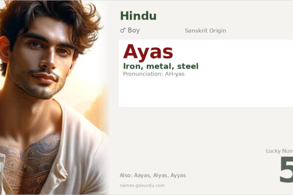 Ayas Name Meaning — Sanskrit Origin, Boy Name & Details (2025)