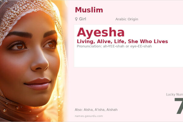 Ayesha Name Meaning — Arabic Origin, Girl Name & Historical Significance (2025)