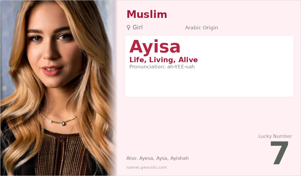 Ayisa Name Meaning and Details