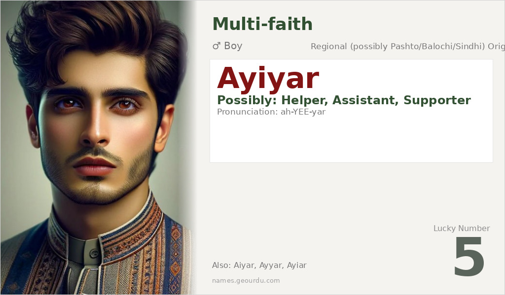 Ayiyar Name Meaning and Details