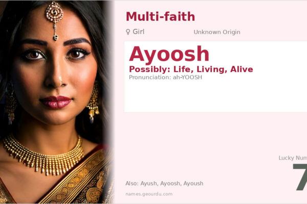 Ayoosh Name Meaning — Origin, Gender & Details (2025)