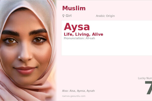 Aysa Name Meaning — Arabic Origin, Girl Name & Details (2025)