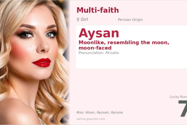 Aysan Name Meaning — Persian Origin, Girl Name & Details (2025)