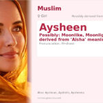 Aysheen Name Meaning and Details