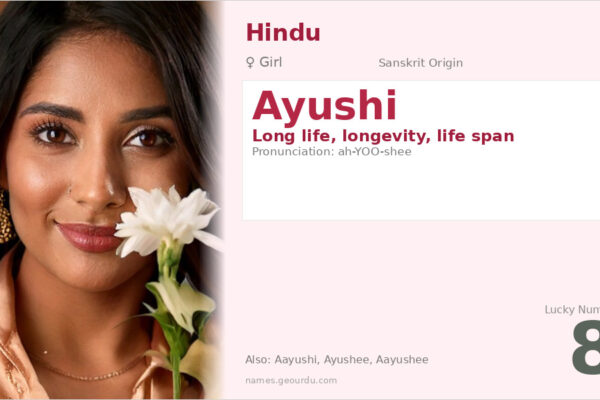 Ayushi Name Meaning — Sanskrit Origin, Girl Name & Details (2025)