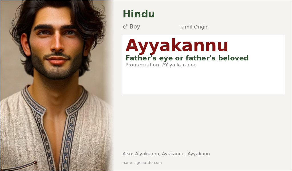 Ayyakannu Name Meaning and Details