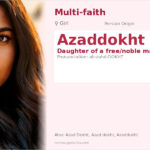 Azaddokht Name Meaning and Details
