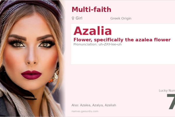 Azalia Name Meaning — Greek Origin, Girl Name & Flower Significance (2025)