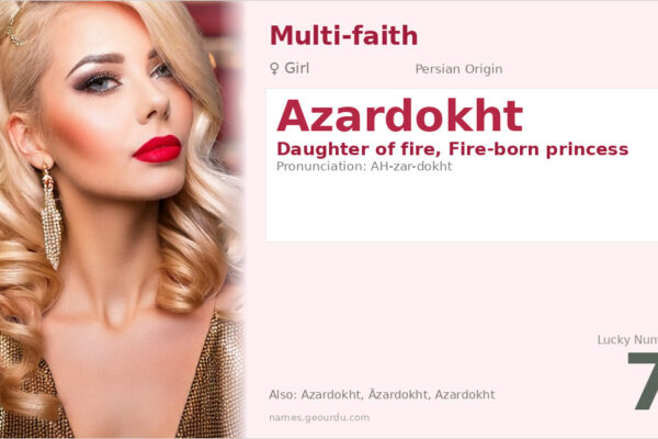 Azardokht Name Meaning — Persian Origin, Girl Name & History (2025)