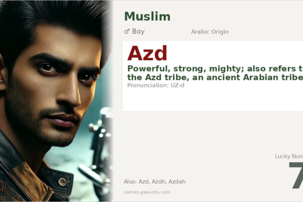 Azd Name Meaning — Arabic Origin, Boy Name & Tribal History (2025)