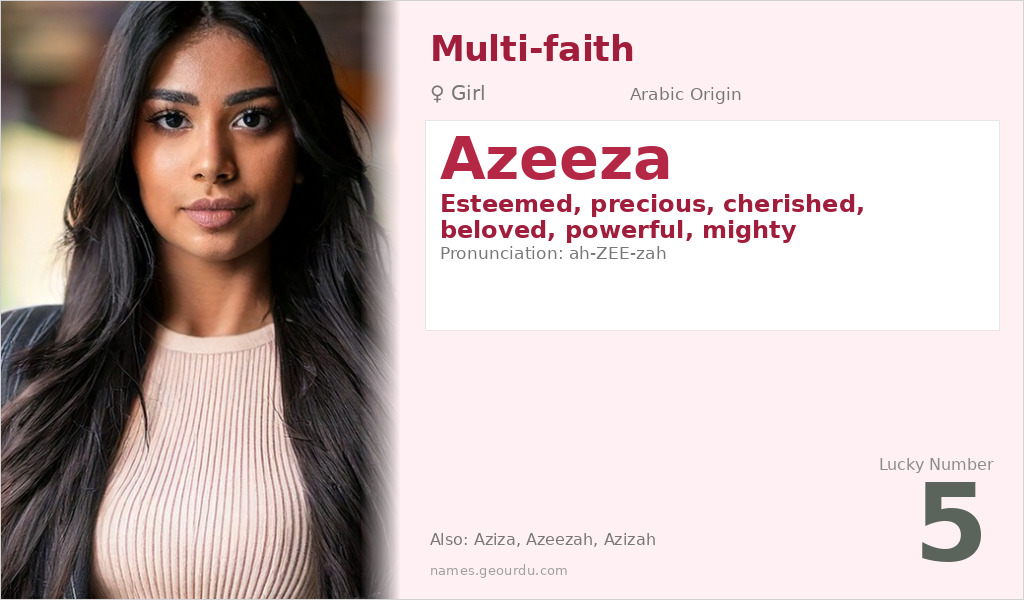 Azeeza Name Meaning and Details