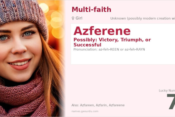 Azferene Name Meaning — Origin, Gender & Details (2025)
