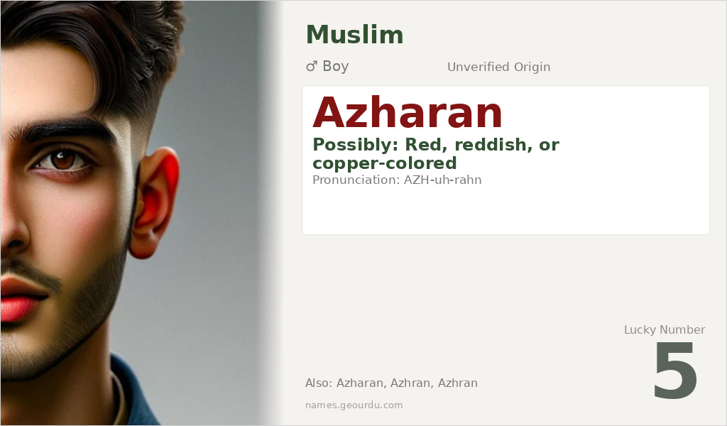 Azharan Name Meaning and Details