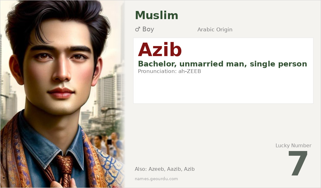 Azib Name Meaning and Details