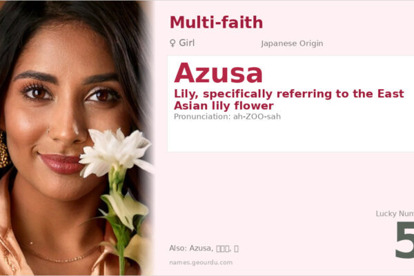 Azusa Name Meaning — Japanese Origin, Girl Name & Details (2025)