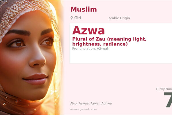 Azwa Name Meaning — Arabic Origin, Girl Name & Details (2025)