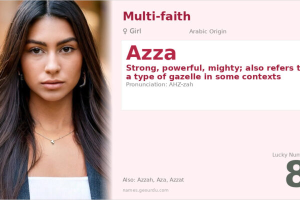 Azza Name Meaning — Arabic Origin, Girl Name & Details (2025)