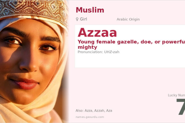 Azzaa Name Meaning — Arabic Origin, Girl’s Name & Details (2025)
