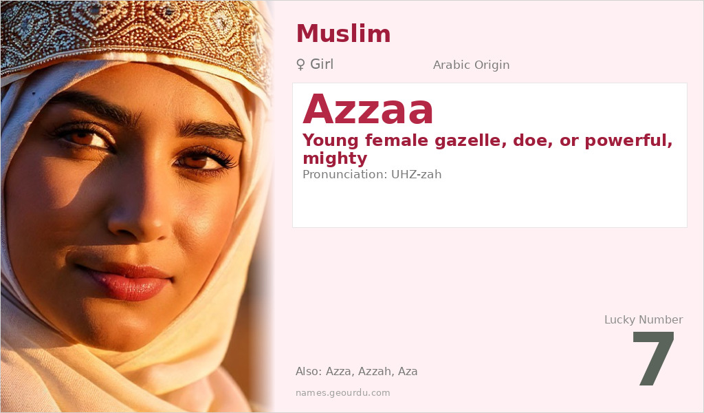 Azzaa Name Meaning and Details