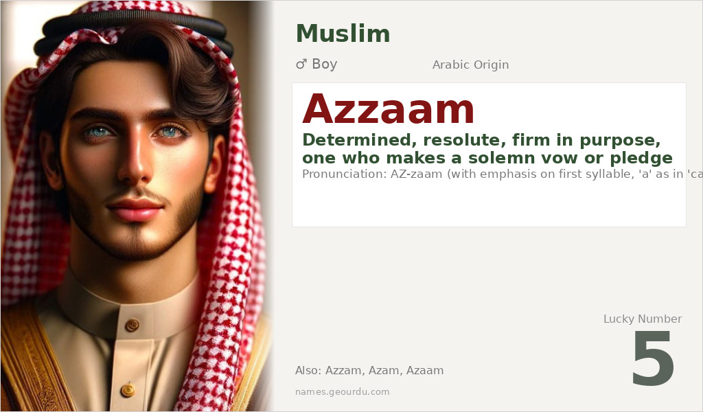 Azzaam Name Meaning and Details