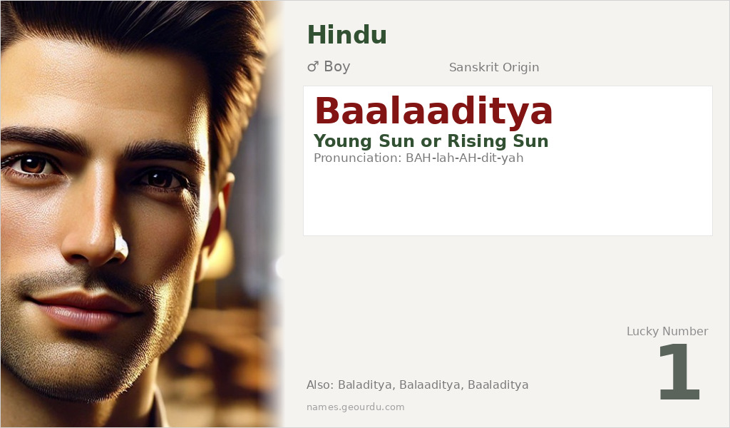 Baalaaditya Name Meaning and Details
