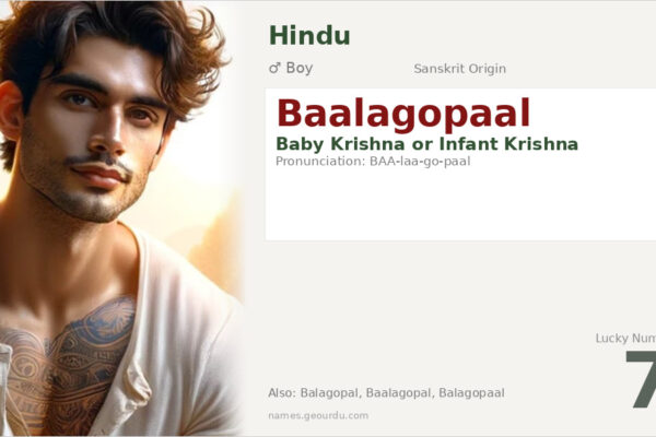 Baalagopaal Meaning — Sanskrit Origin, Boy Name & Krishna Connection (2025)
