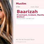 Baarizah Name Meaning and Details