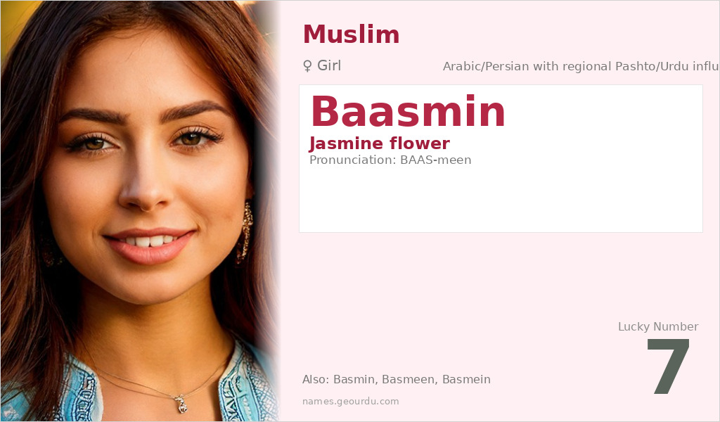 Baasmin Name Meaning and Details