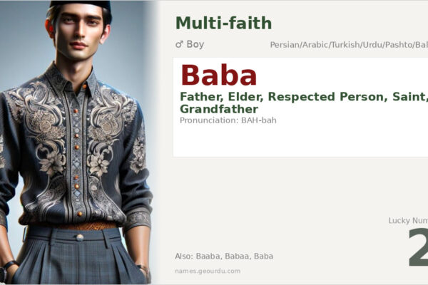 Baba Name Meaning — Origin, Gender & Details (2025)