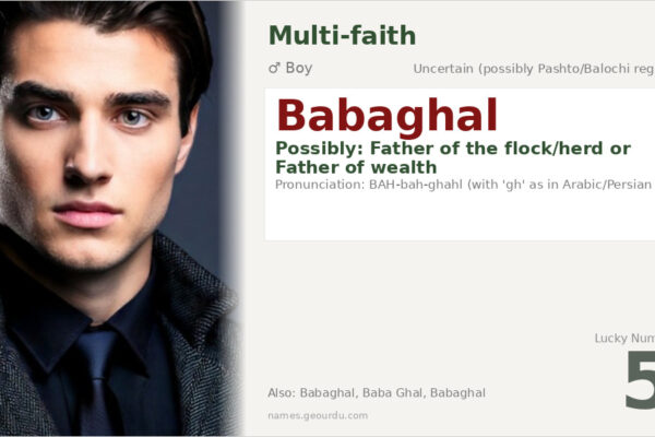 Babaghal Name Meaning — Origin, Gender & Details (2025)