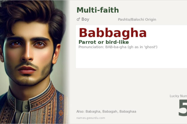 Babbagha Name Meaning — Origin, Gender & Details (2025)