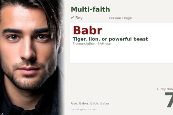 Babr Name Meaning — Persian Origin, Tiger Symbolism & History (2025)